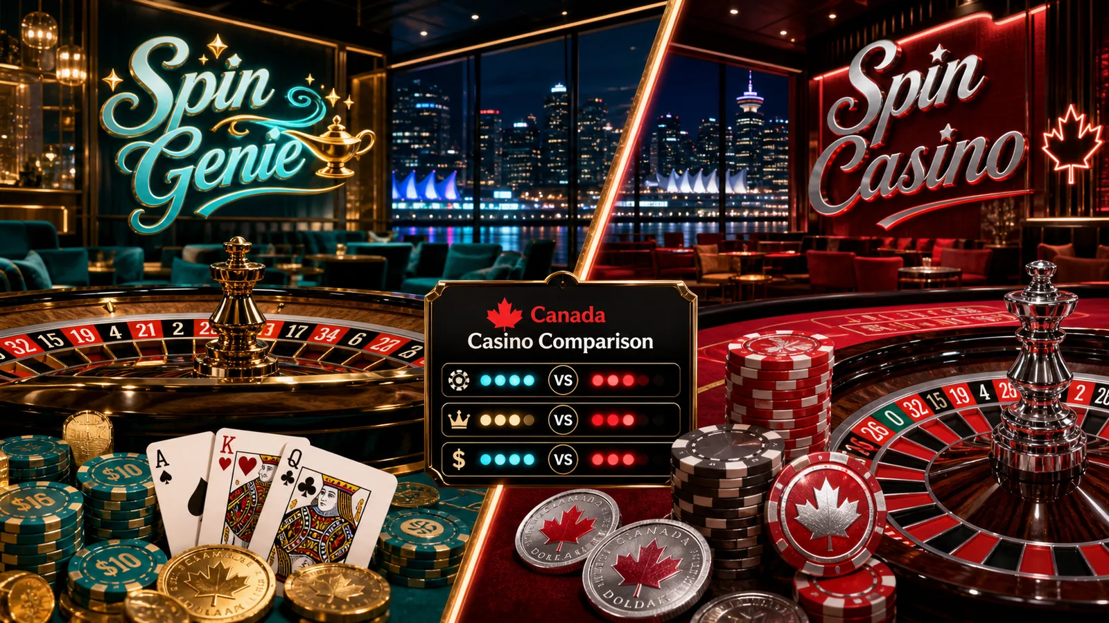 Spin Genie vs Spin Casino content banner